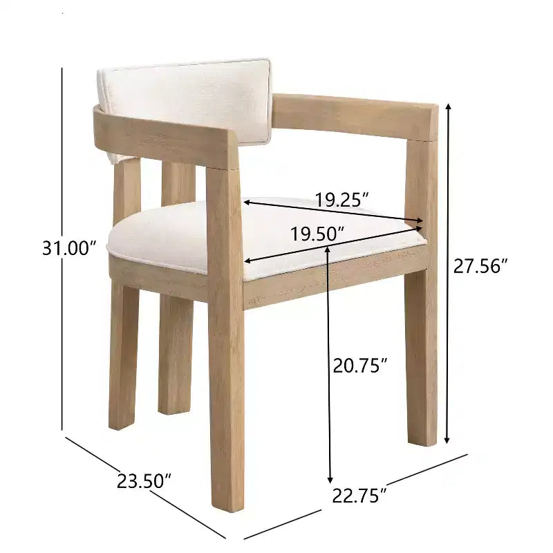 Christopher Knight Home Arkenis Ensemble repas 7 pièces en bois d'hévéa rembourré
