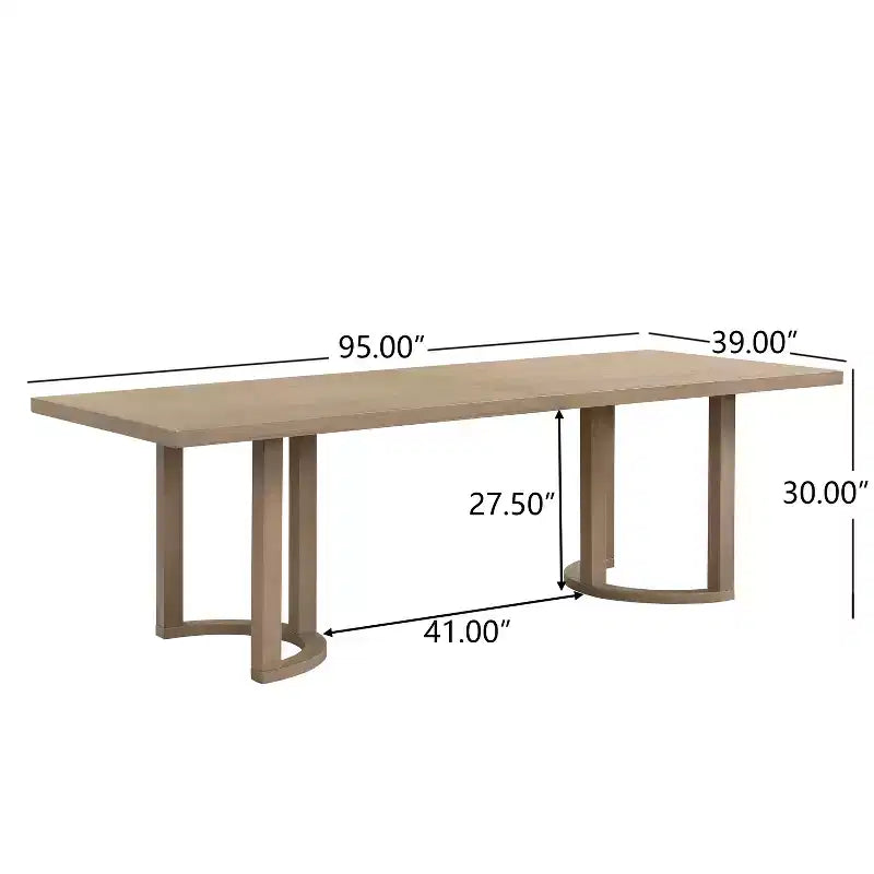 Christopher Knight Home Arkenis Ensemble repas 7 pièces en bois d'hévéa rembourré