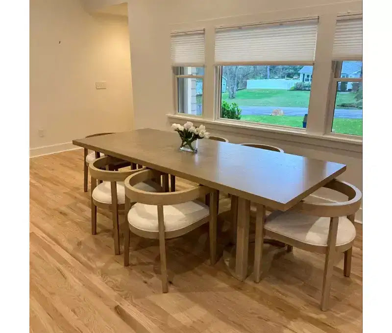 Christopher Knight Home Arkenis Ensemble repas 7 pièces en bois d'hévéa rembourré