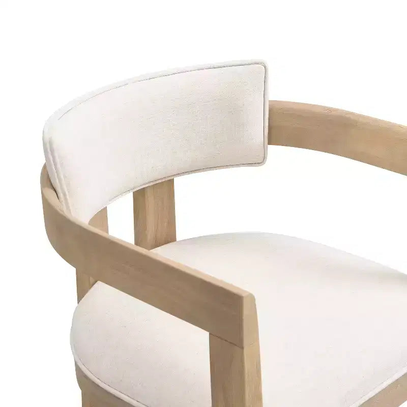 Christopher Knight Home Arkenis Ensemble repas 7 pièces en bois d'hévéa rembourré
