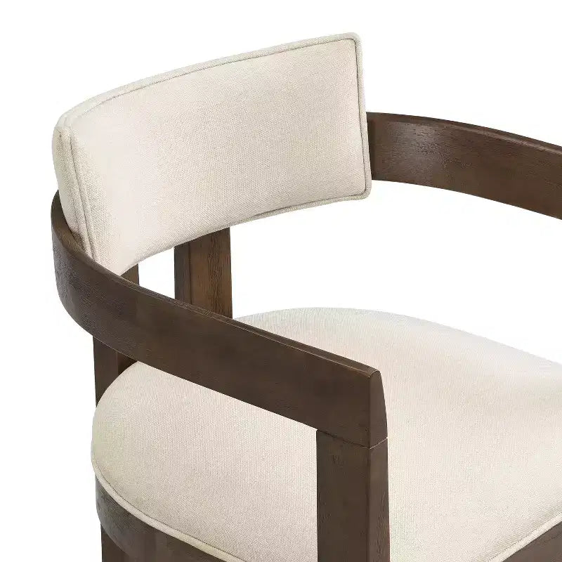 Christopher Knight Home Arkenis Ensemble repas 7 pièces en bois d'hévéa rembourré