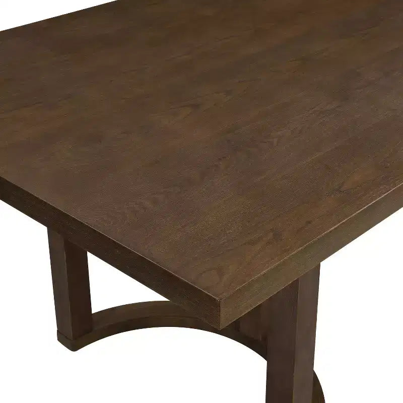 Christopher Knight Home Arkenis Ensemble repas 7 pièces en bois d'hévéa rembourré