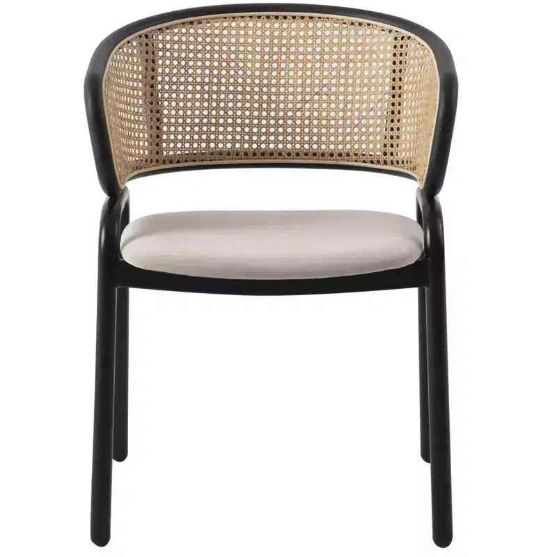 Ensemble de salle à manger LeisureMod Ravenna 7 pièces, table rectangulaire de 63 pouces et 6 chaises Ervilla