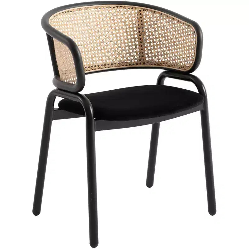 Ensemble de salle à manger LeisureMod Ravenna 7 pièces, table rectangulaire de 63 pouces et 6 chaises Ervilla