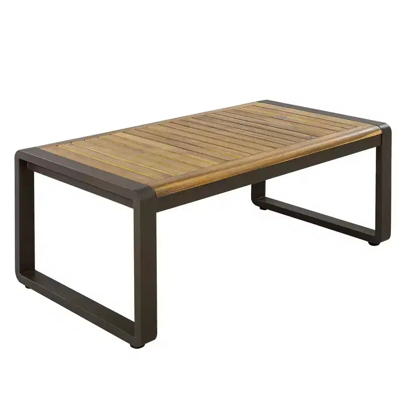 Canapé Whisen Outdoor Furniture pour ensemble de conversation 5 personnes, salon de jardin avec coussins amovibles