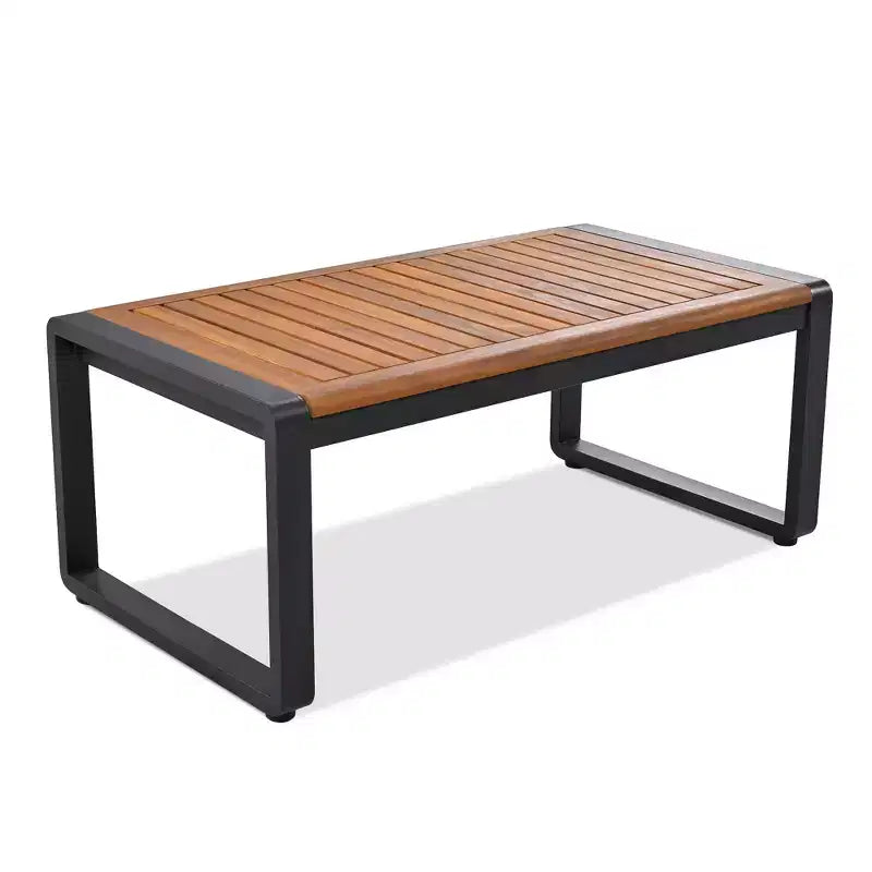 Canapé Whisen Outdoor Furniture pour ensemble de conversation 5 personnes, salon de jardin avec coussins amovibles