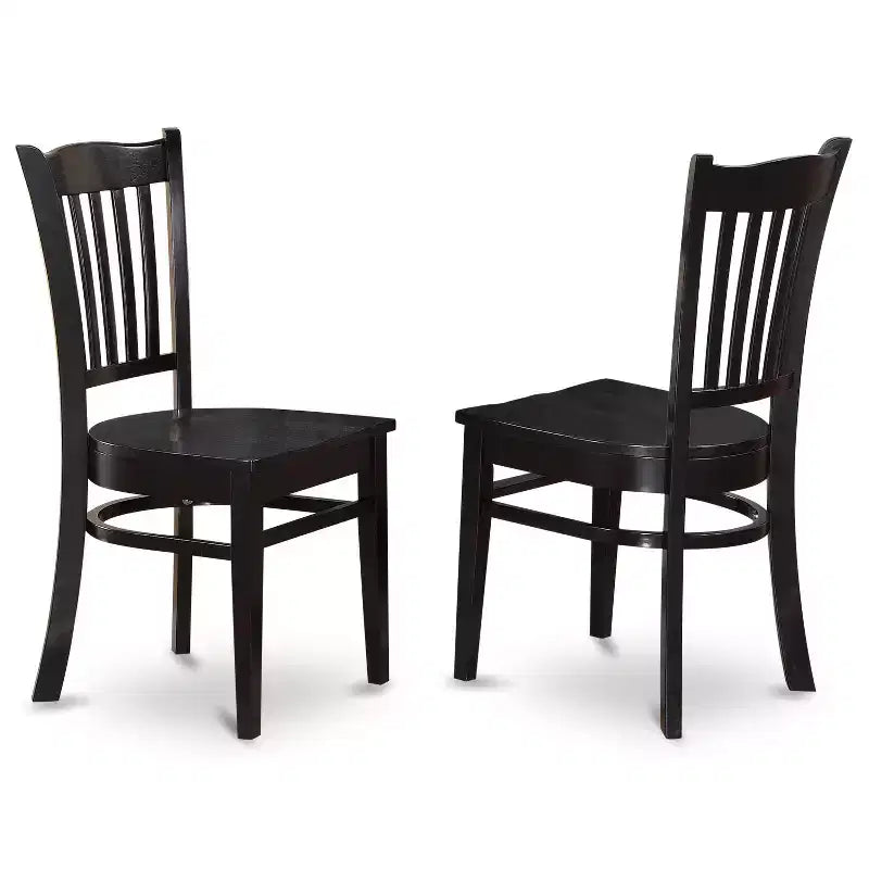HomeStock Table de cuisine pliante ronde avec 4 chaises