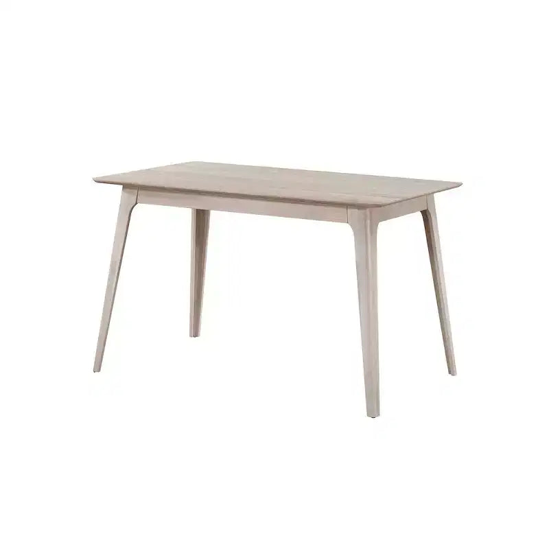 Nouvelle collection Classique, Oscar, ensemble de salle à manger 7 pièces en bois de frêne blanc