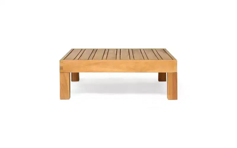 Christopher Knight Home Julie - Ensemble de jardin 6 pièces en acacia avec canapé d'angle en V, table basse et coussins