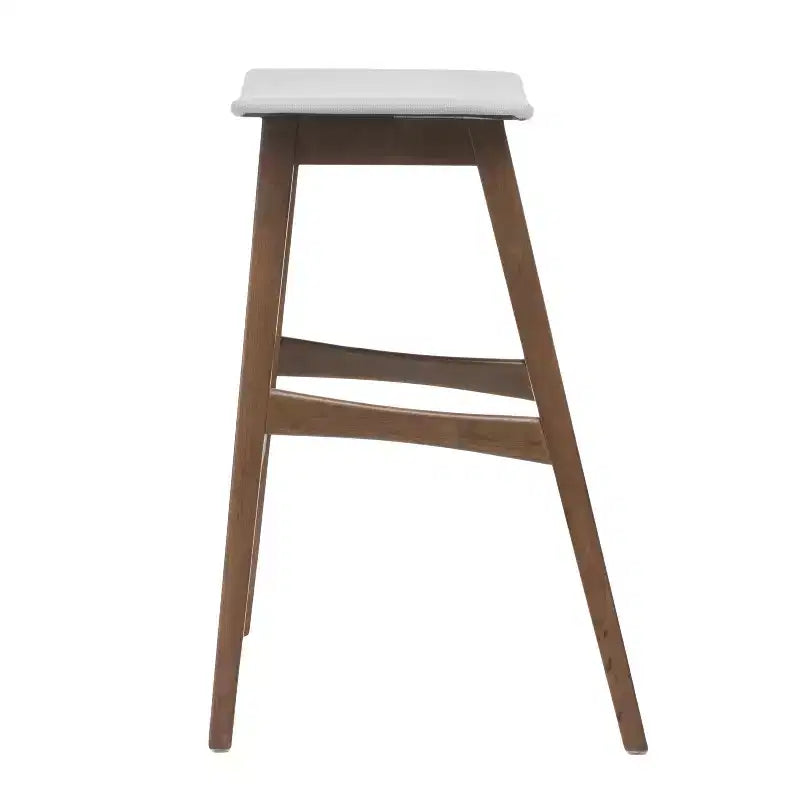 GDFStudio Elise Ensemble de bar 5 pièces rembourré en tissu de style Mid-Century Modern