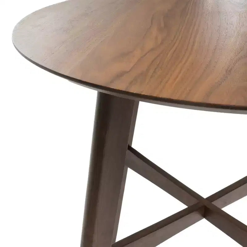 GDFStudio Elise Ensemble de bar 5 pièces rembourré en tissu de style Mid-Century Modern
