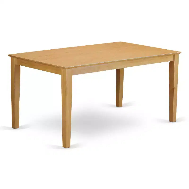 HomeStock Belmont Ensemble de table - Table de cuisine et 4 chaises de salle à manger combinées avec un banc en bois, chêne