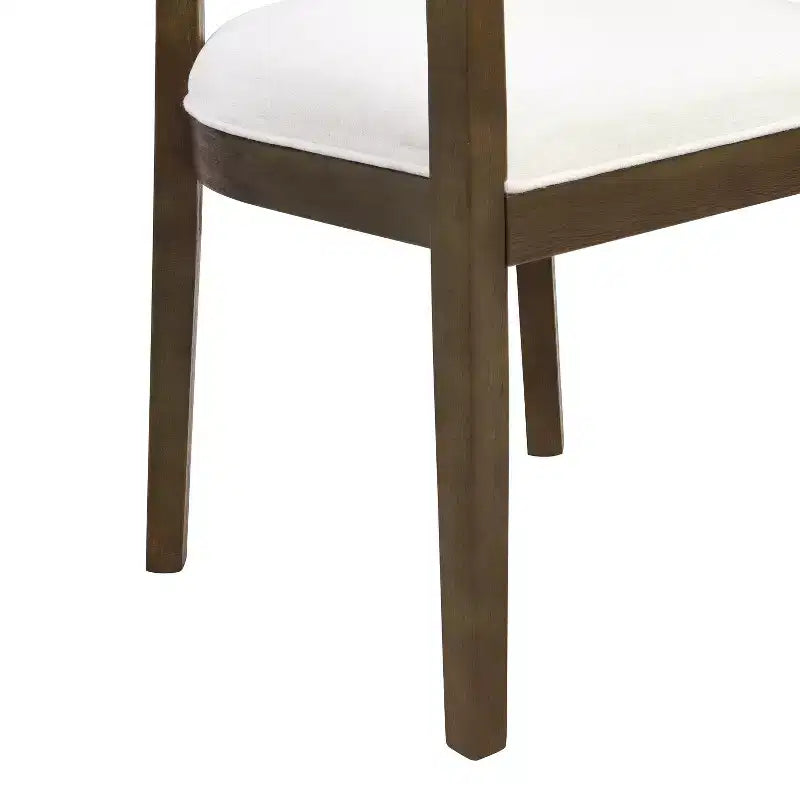 Christopher Knight Home Adriana Ensemble de salle à manger 7 pièces contemporain en bois d'hévéa rembourré avec table rectangulaire surdimensionnée