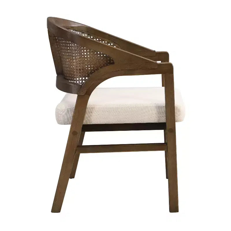 Ensemble de salle à manger contemporain Christopher Knight Home Grace 7 pièces en bois d'hévéa et rotin avec table rectangulaire surdimensionnée