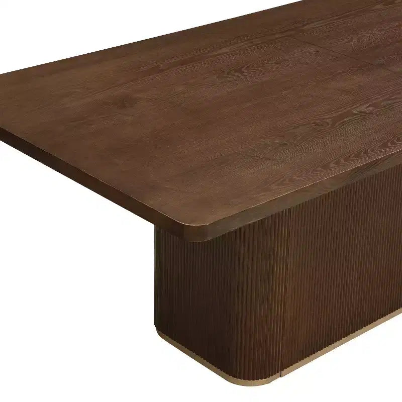 Ensemble de salle à manger contemporain Christopher Knight Home Grace 7 pièces en bois d'hévéa et rotin avec table rectangulaire surdimensionnée