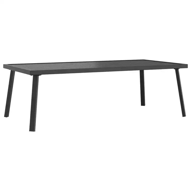 vidaXL Salon de jardin anthracite en acier