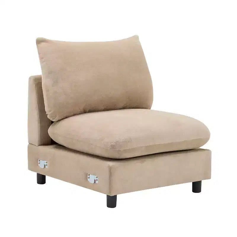 Christopher Knight Home Acker, canapé sectionnel moderne en tissu en forme de L, 4 pièces