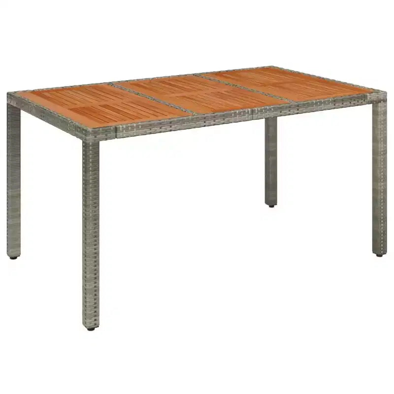 vidaXL Salon de jardin gris