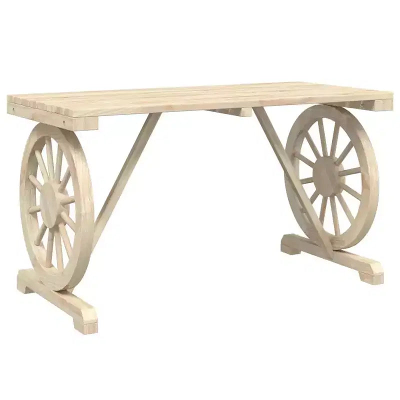 vidaXL Ensemble de salle à manger de jardin Bois naturel Bois de sapin massif Moyen Durable