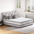 Okak Medium Firm Mattress, Hybrid Mattress with Memory Foam and Pocketed Innerspring, Mattress in a Box for Kids, Adults