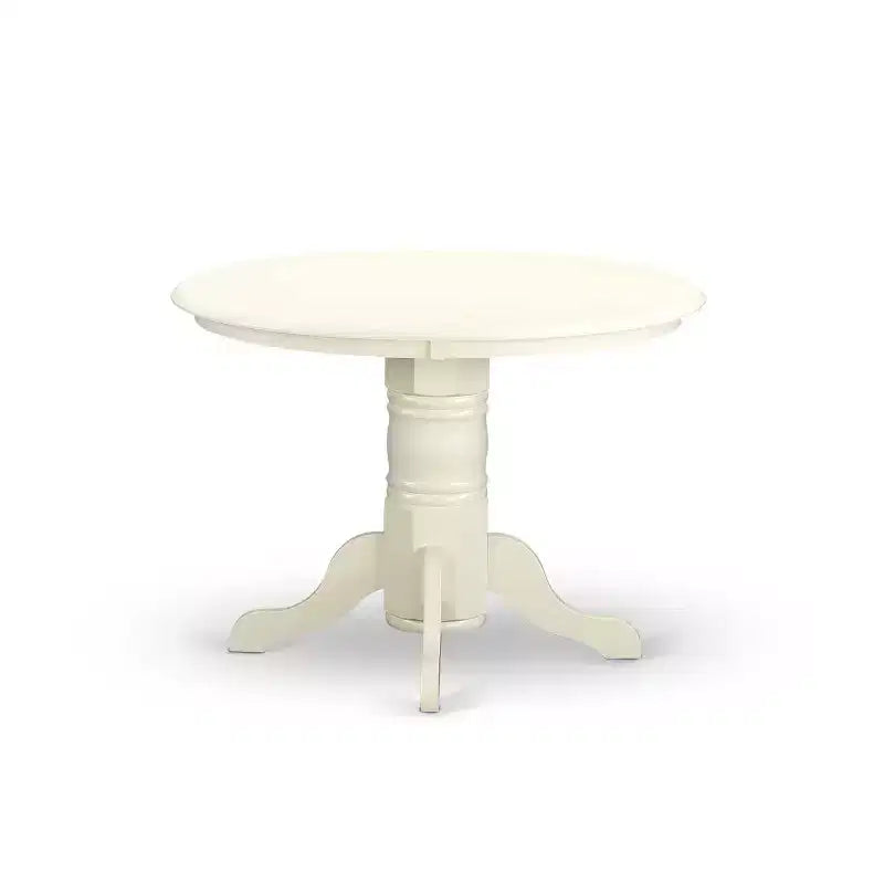 Ensemble de salle à manger du Sud-Ouest 5 pièces Table ronde et chaises - Table de 42 pouces, design à lattes verticales