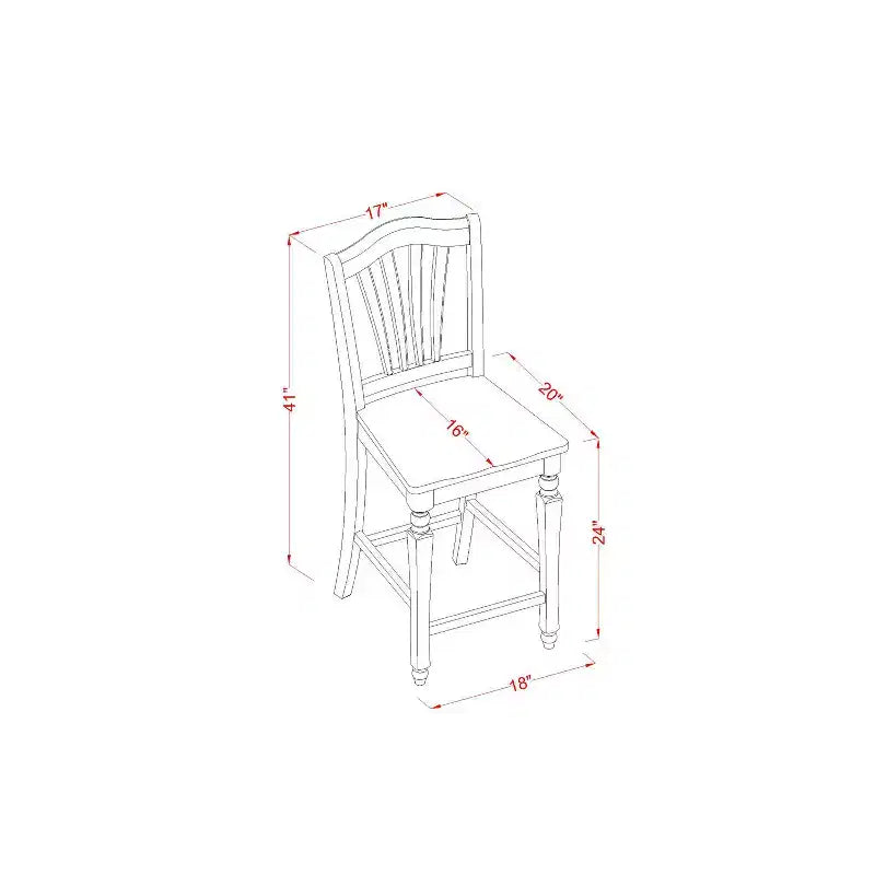 Ensemble Table et Chaises de Cuisine - Table ronde et 4 chaises