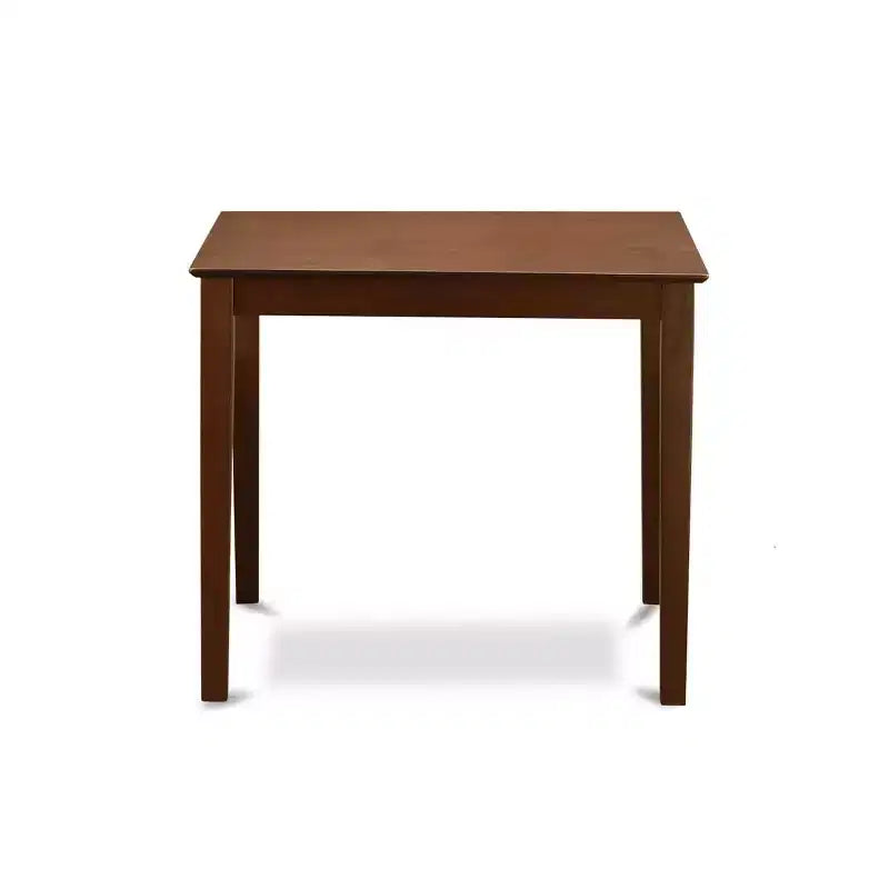 Ensemble de Pub Hauteur Comptoir - Table et Chaises Style Asiatique 3 Pièces - Ensemble Salle à Manger pour Petits Espaces - Acajou 36x36 Pouces