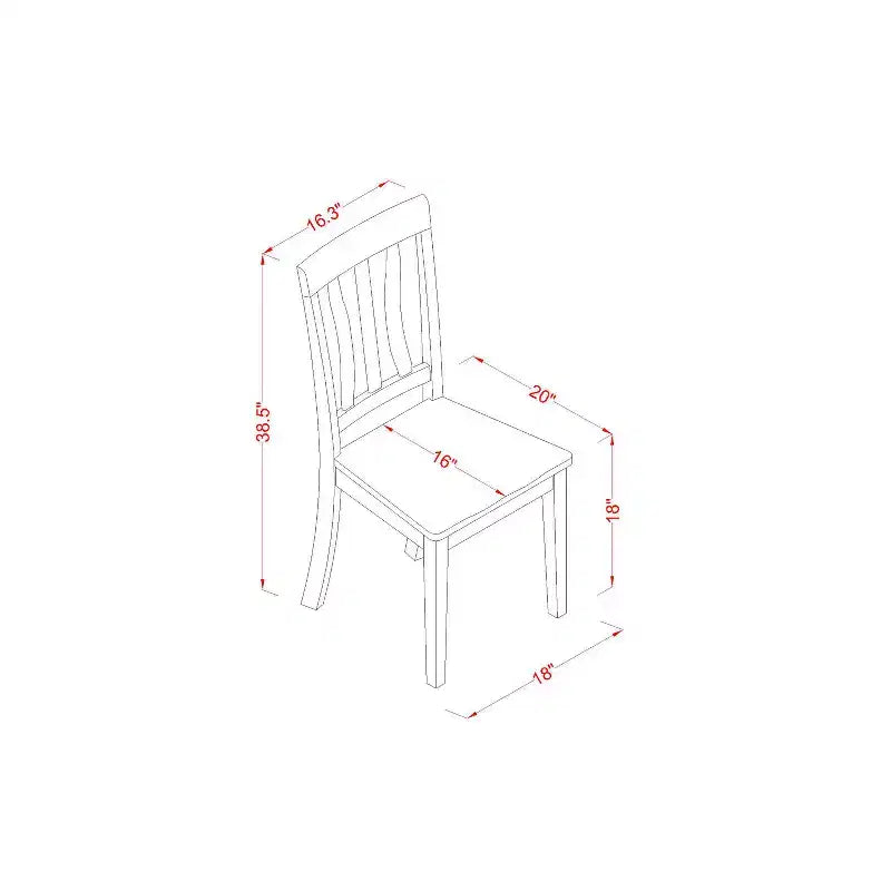 Ensemble de salle à manger – Table et chaises pour cuisine ou salle à manger