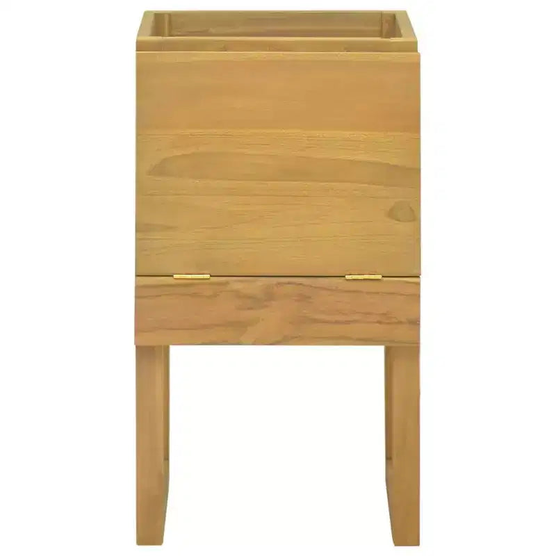 Meuble de salle de bain en teck naturel, teck massif, moyen