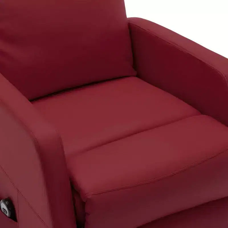 Fauteuil inclinable électrique releveur pour cinéma maison en similicuir
