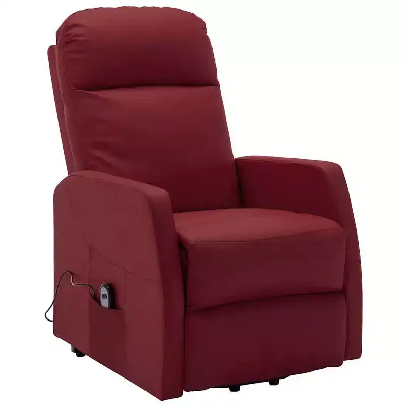 Fauteuil inclinable électrique releveur pour cinéma maison en similicuir
