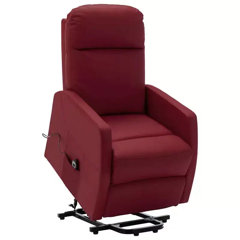 Fauteuil inclinable électrique releveur pour cinéma maison en similicuir