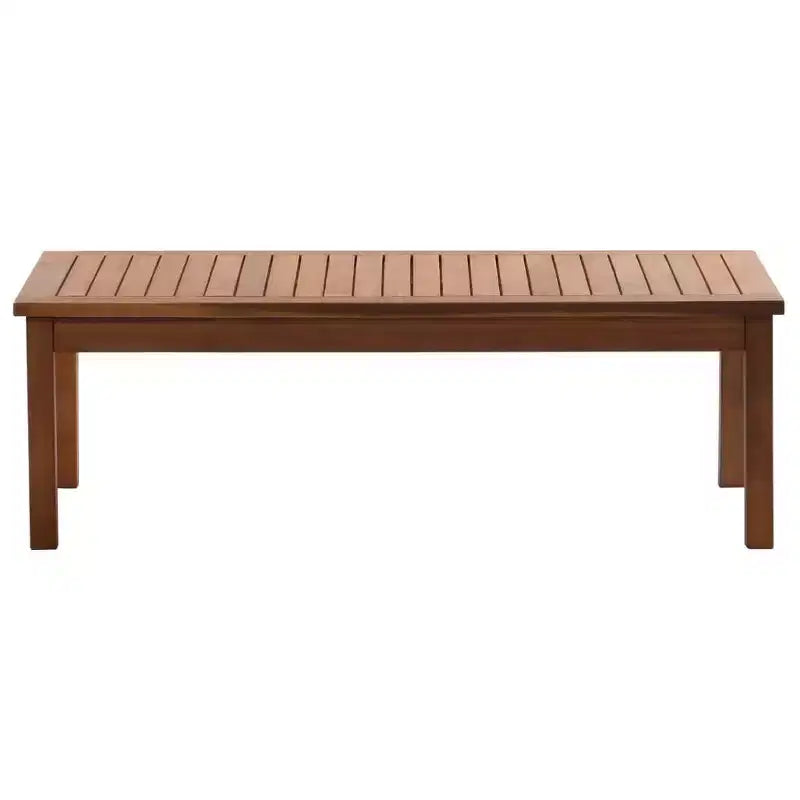 vidaXL Ensemble de Mobilier de Jardin 4 Pièces Banc Chaise avec Table Bois d'Acacia Massif
