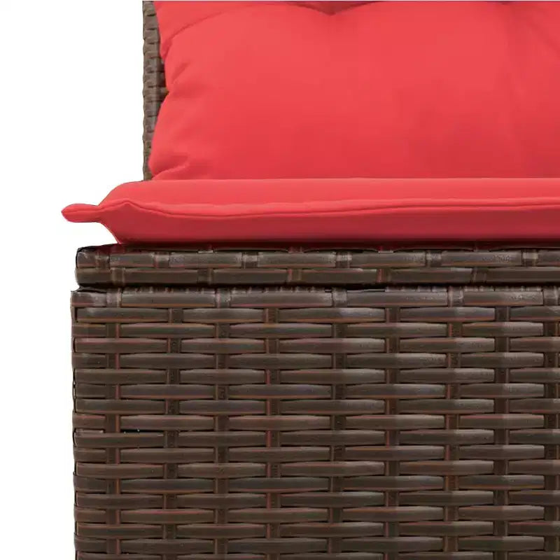 vidaXL Salon de jardin noir