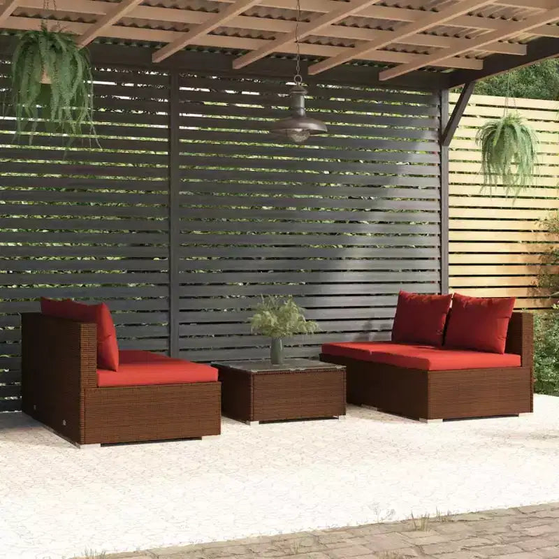 vidaXL Salon de jardin de détente