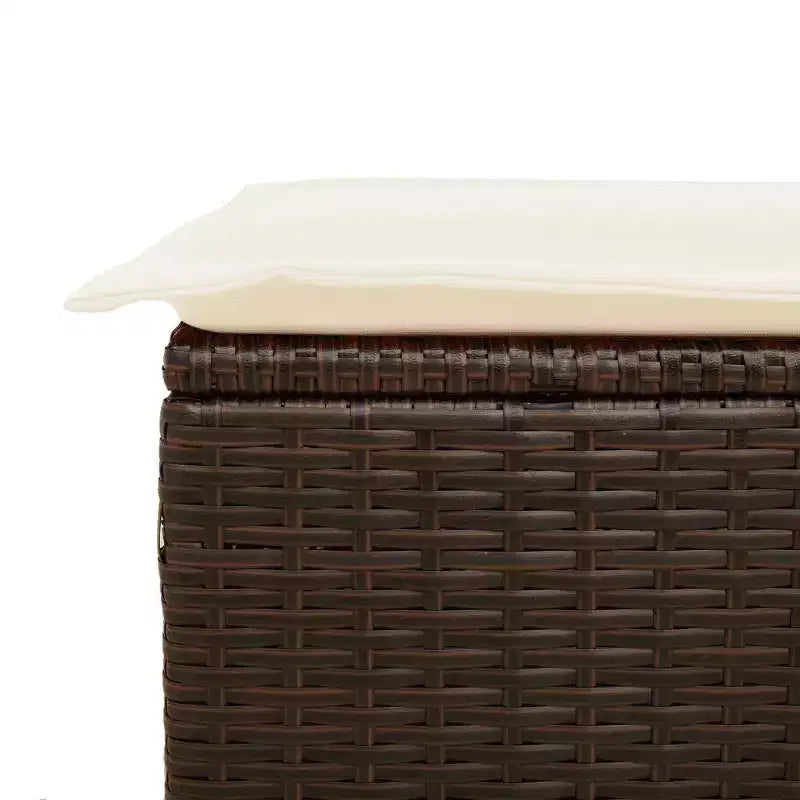 vidaXL Salon de jardin 12 pcs avec coussins résine tressée