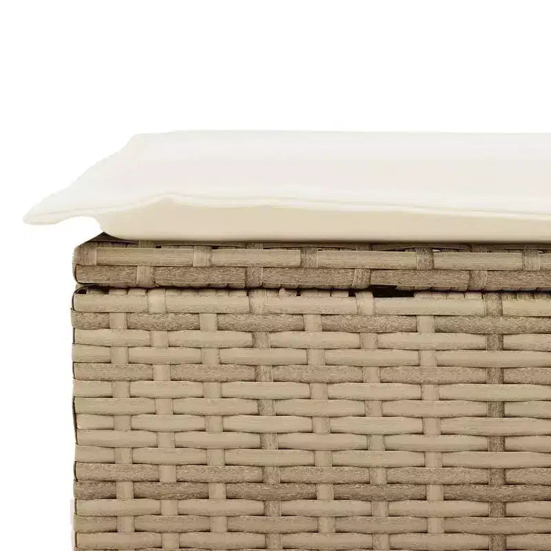 vidaXL Salon de jardin 12 pcs avec coussins résine tressée