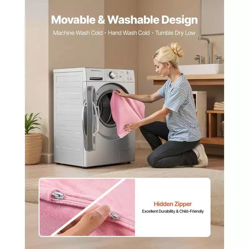 1 canapé pour enfants, pliable, pour tout-petits, convertible en chaise longue avec accoudoirs, rose