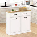 Tilt-Out Trash Cabinet  Freestanding Wooden Storage  Pet-Proof Hideaway Drawer  Ideal for Kitchen, Dining, Laundry