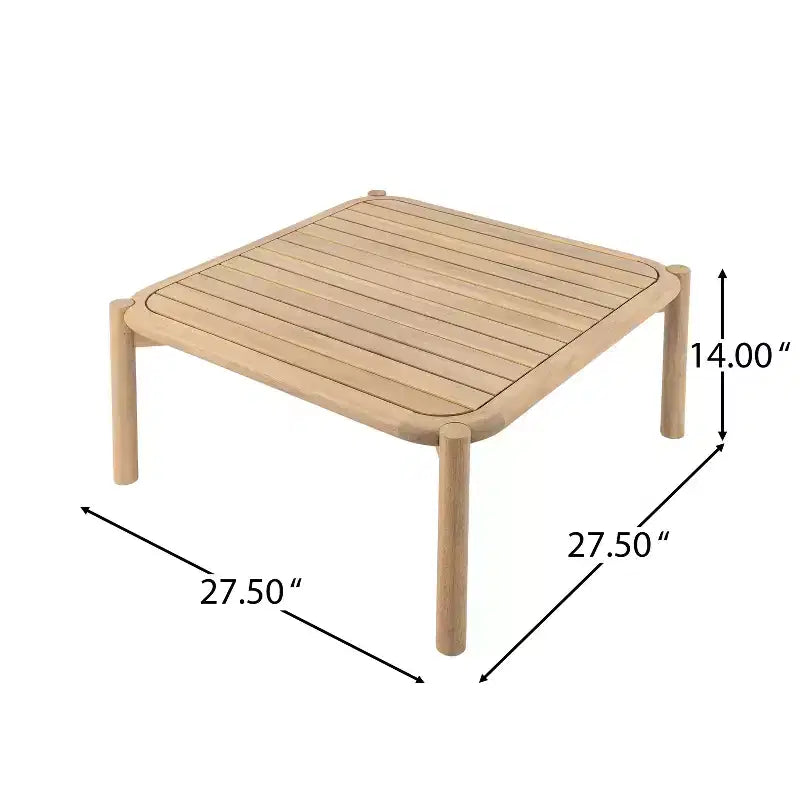 Christopher Knight Home Kazuya - Ensemble de salon de jardin 7 pièces en bois d'acacia et corde tressée