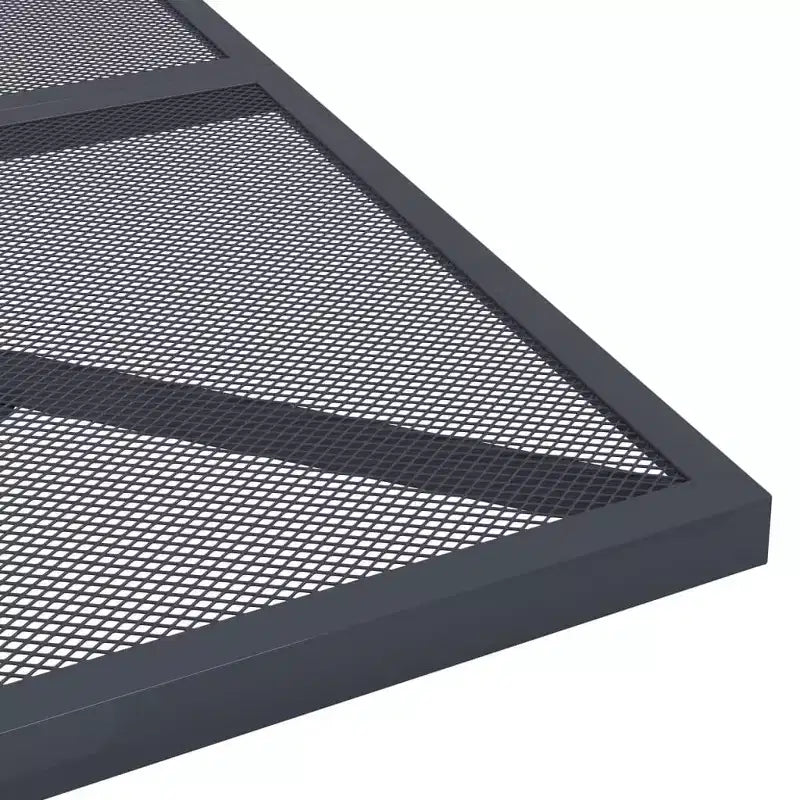 vidaXL Ensemble de jardin à dîner en maille métallique anthracite