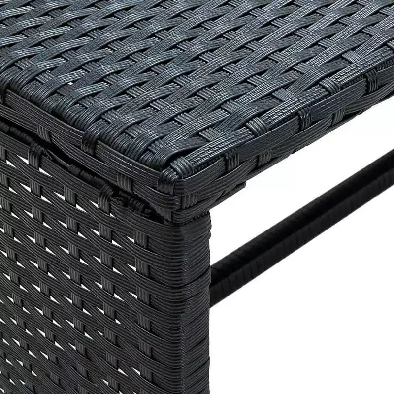 vidaXL Ensemble de canapés Résine tressée, acier revêtu par poudre, polyester Moyen