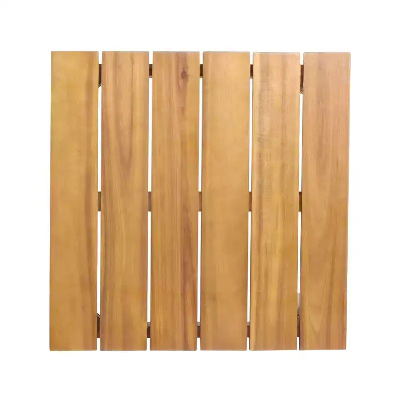 Ensemble de sièges en bois d'acacia Christopher Knight Home Aman pour terrasse moderne avec table d'appoint à lattes