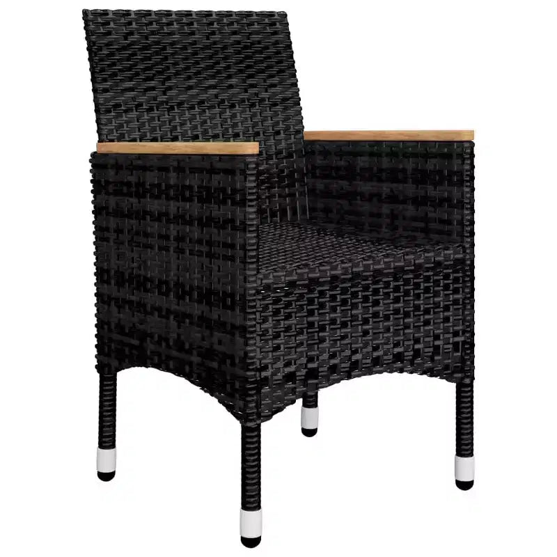 vidaXL Bureau Bois d'acacia massif Moyen Durable Ensemble de salle à manger de jardin