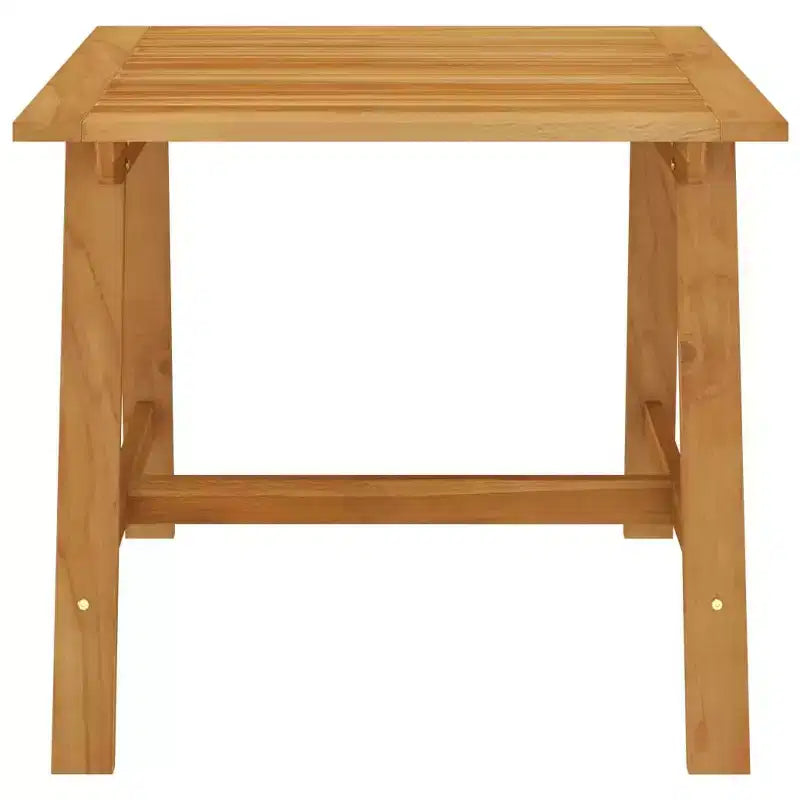 vidaXL Bureau Bois d'acacia massif Moyen Durable Ensemble de salle à manger de jardin