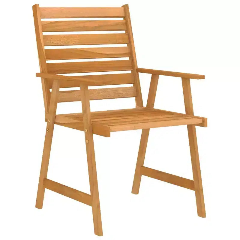 vidaXL Salon de jardin bois massif d'acacia 5 pcs Durable