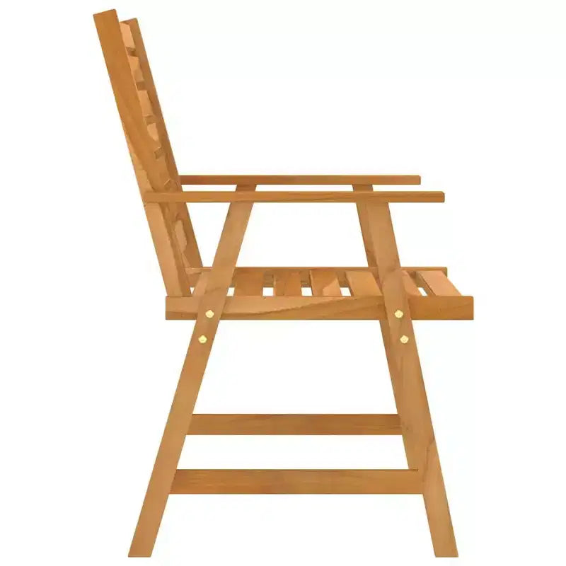 vidaXL Salon de jardin bois massif d'acacia 5 pcs Durable