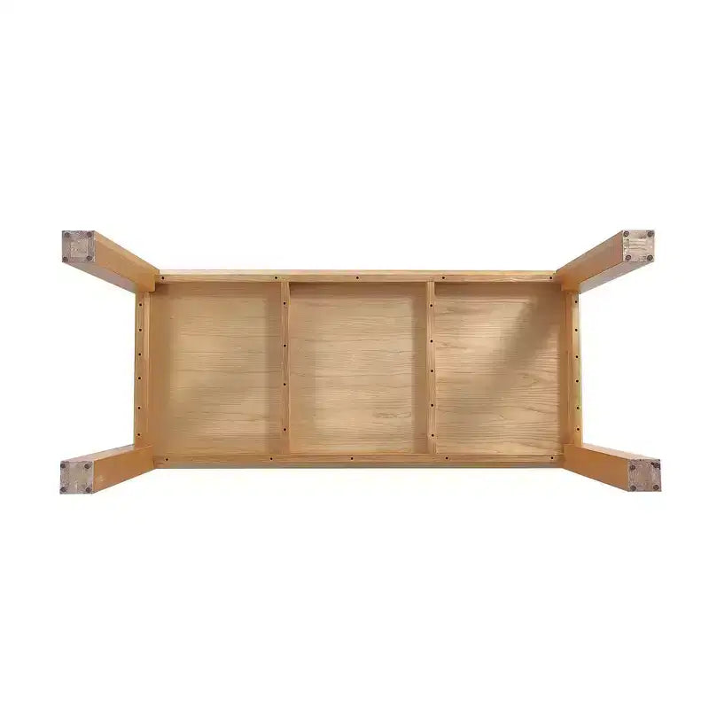 Manhattan Comfort Ensemble de salle à manger rectangulaire Rockaway et Colbert 7 pièces 180 cm Naturel/Avoine : Chic industriel, Bois de frêne, 6 chaises