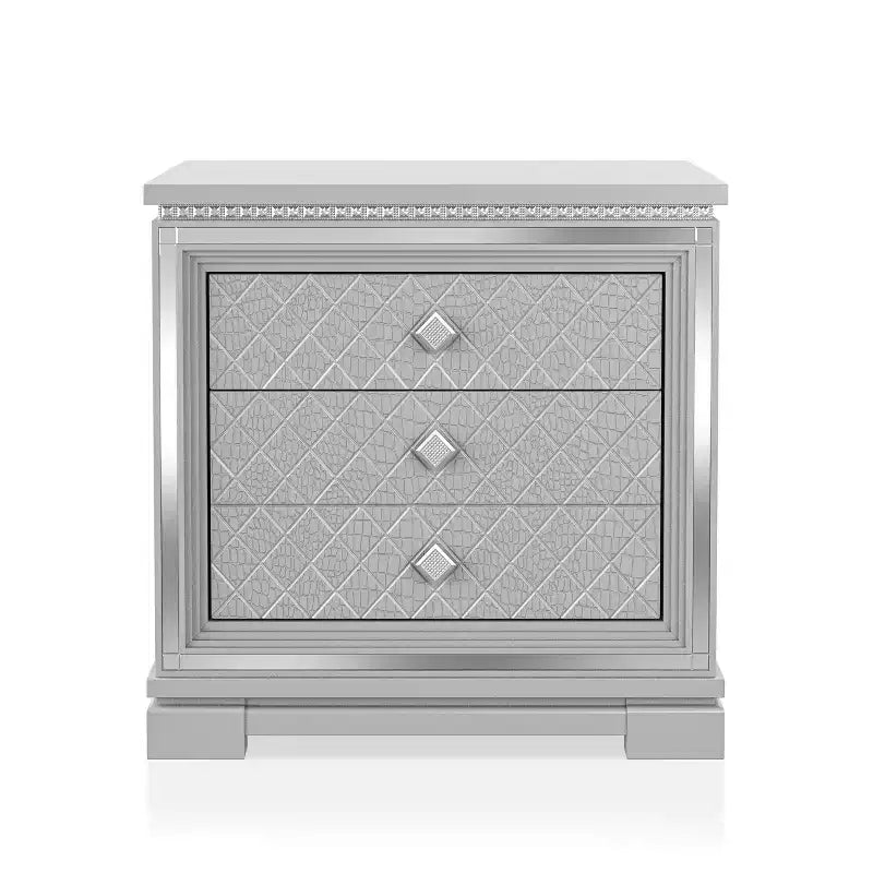 Ensemble de chambre Tenaya de 5 pièces pour grand lit double (Eastern King) argenté/gris - HOMES: Inside + Out