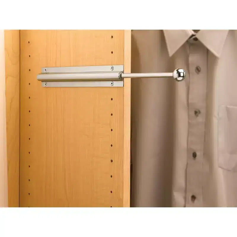 Tige de penderie extensible en métal de 30 cm